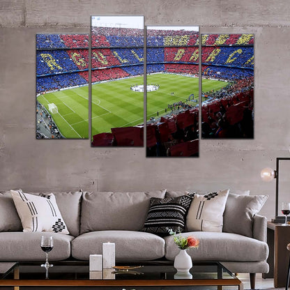 Soccer Wall Art - FB5054 - Epic FC Barcelona Stadium - The Heart of Sports Passion - Soccer Poster - Soccer Canvas