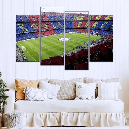 Soccer Wall Art - FB5054 - Epic FC Barcelona Stadium - The Heart of Sports Passion - Soccer Poster - Soccer Canvas