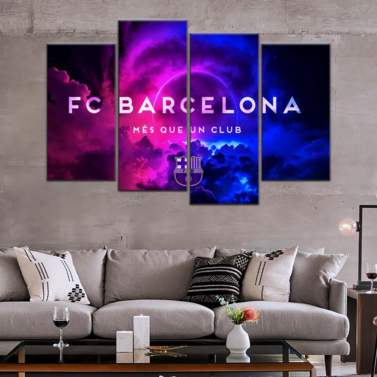 Soccer Wall Art - FB5055 - FC Barcelona - Soccer Poster - Soccer Canvas