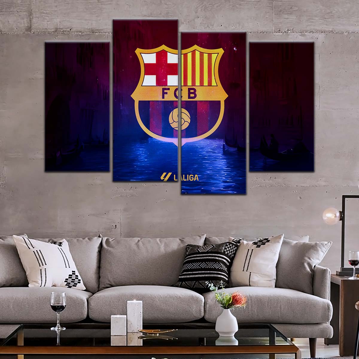 Soccer Wall Art - FB5056 - Special Tide FC Barcelona - Soccer Poster - Soccer Canvas