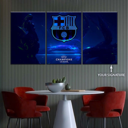 Soccer Wall Art - FB5057 - Champions League FC Barcelona - Soccer Poster - Soccer Canvas