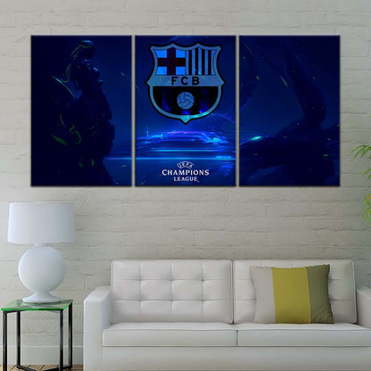 Soccer Wall Art - FB5057 - Champions League FC Barcelona - Soccer Poster - Soccer Canvas