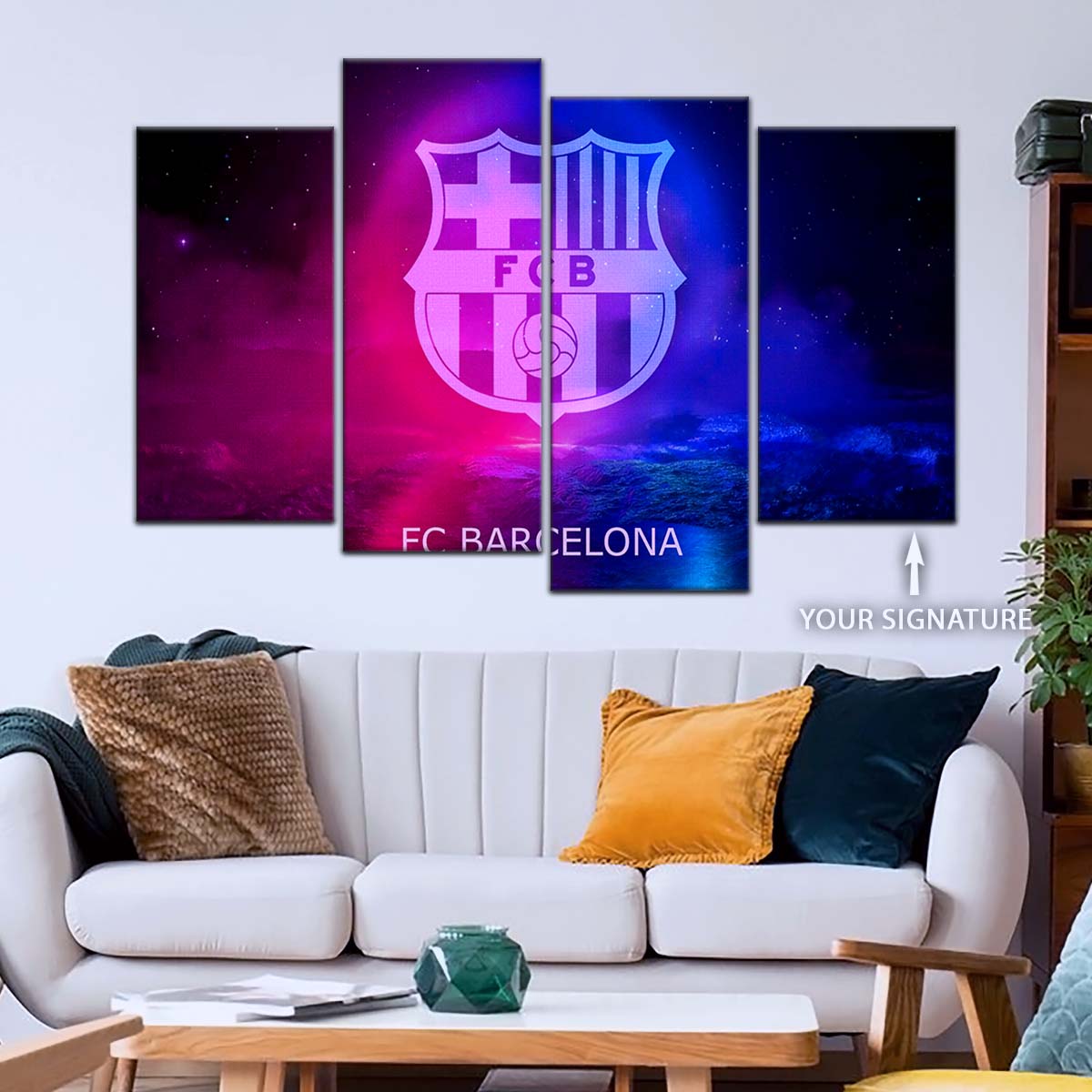 Soccer Wall Art - FB5058 - FC Barcelona - Soccer Poster - Soccer Canvas