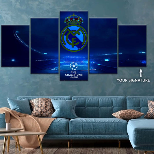Soccer Wall Art - FB5060 - Champions League FC Real Madrid - Soccer Poster - Soccer Canvas