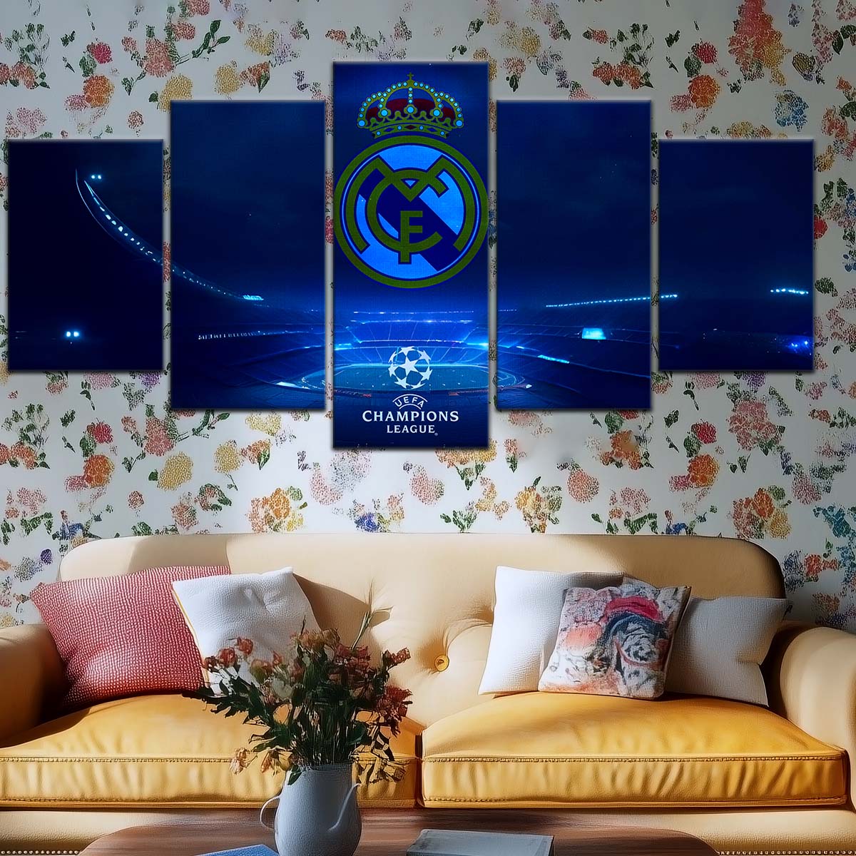 Soccer Wall Art - FB5060 - Champions League FC Real Madrid - Soccer Poster - Soccer Canvas