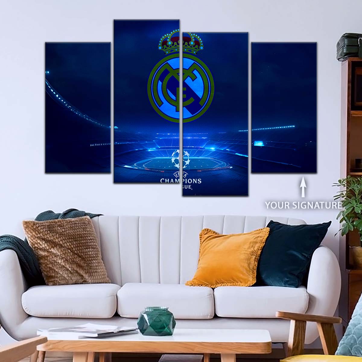 Soccer Wall Art - FB5060 - Champions League FC Real Madrid - Soccer Poster - Soccer Canvas