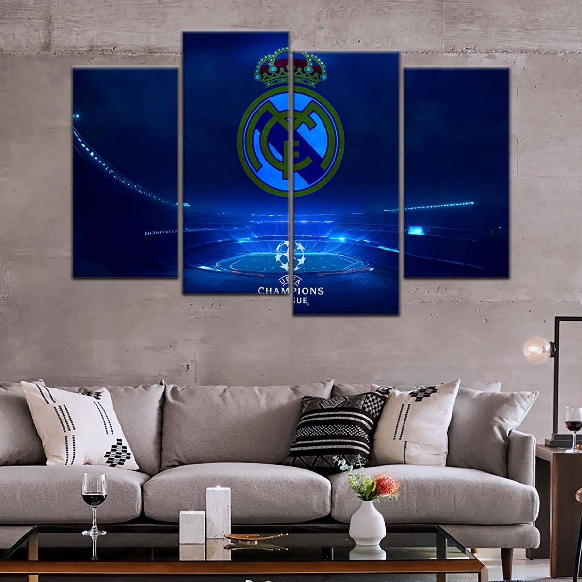 Soccer Wall Art - FB5060 - Champions League FC Real Madrid - Soccer Poster - Soccer Canvas