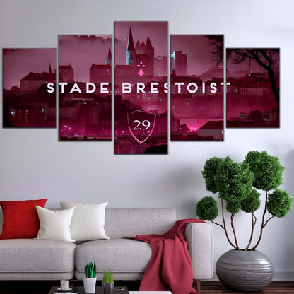 Soccer Wall Art - FB5064 - Stade Brestoist 29 - Soccer Poster - Soccer Canvas