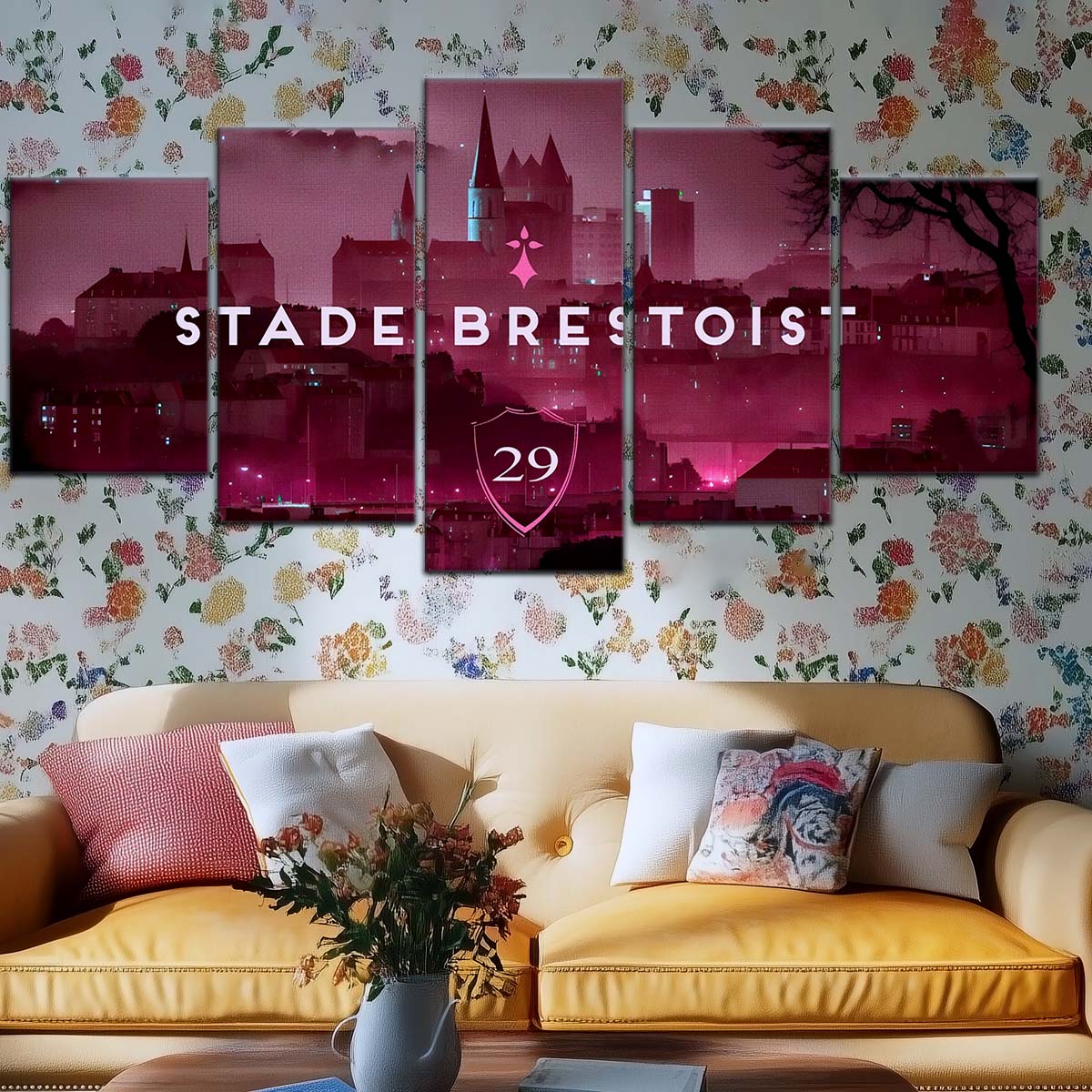 Soccer Wall Art - FB5064 - Stade Brestoist 29 - Soccer Poster - Soccer Canvas