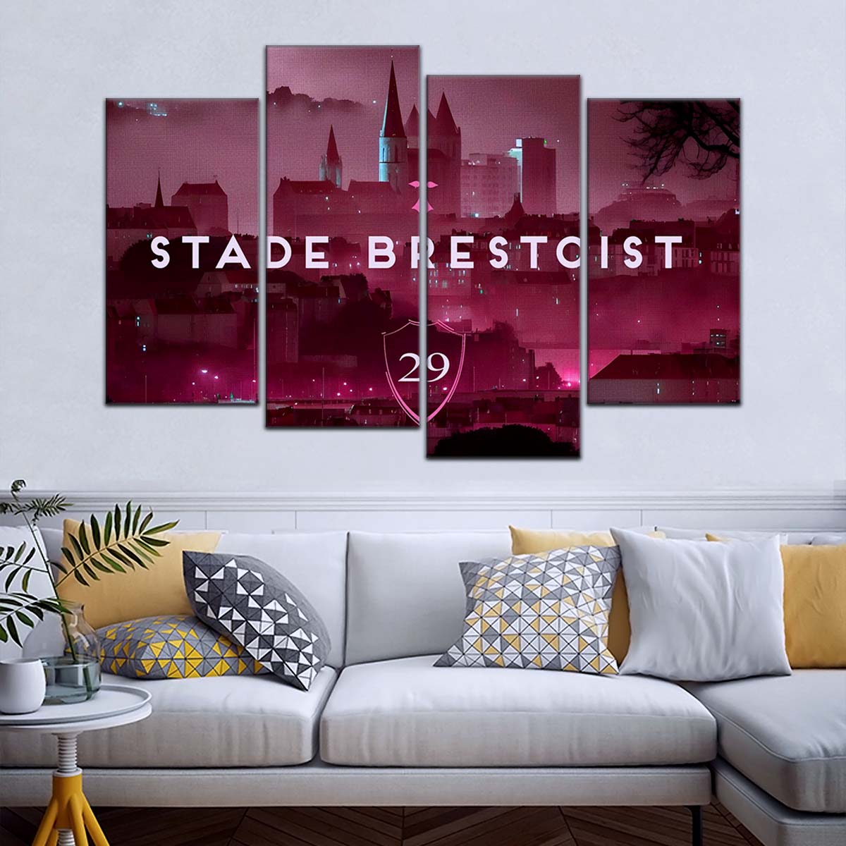 Soccer Wall Art - FB5064 - Stade Brestoist 29 - Soccer Poster - Soccer Canvas