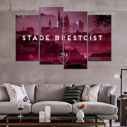 Soccer Wall Art - FB5064 - Stade Brestoist 29 - Soccer Poster - Soccer Canvas