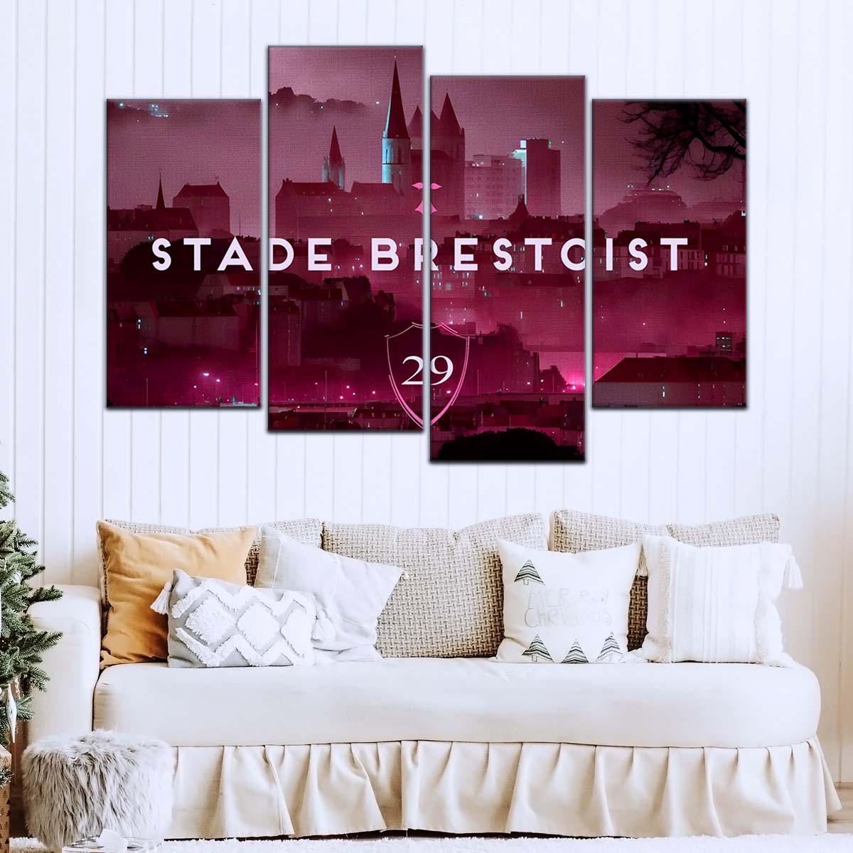 Soccer Wall Art - FB5064 - Stade Brestoist 29 - Soccer Poster - Soccer Canvas