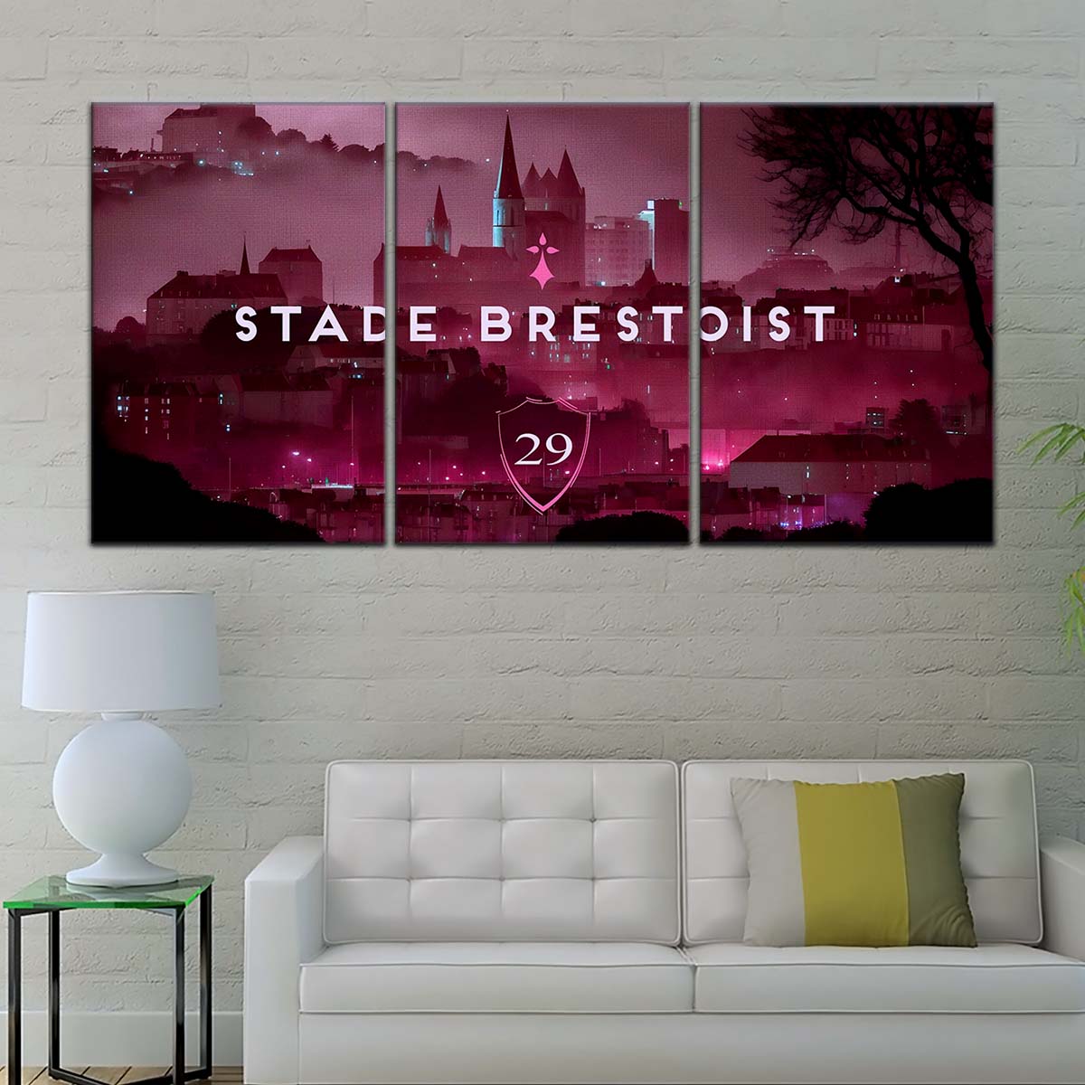 Soccer Wall Art - FB5064 - Stade Brestoist 29 - Soccer Poster - Soccer Canvas