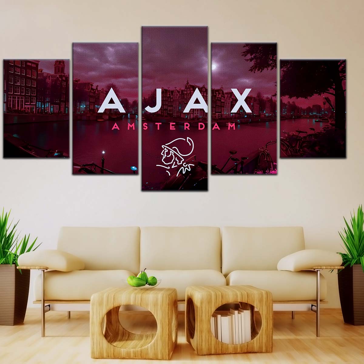 Soccer Wall Art - FB5067 - Ajax Amsterdam - Soccer Poster - Soccer Canvas