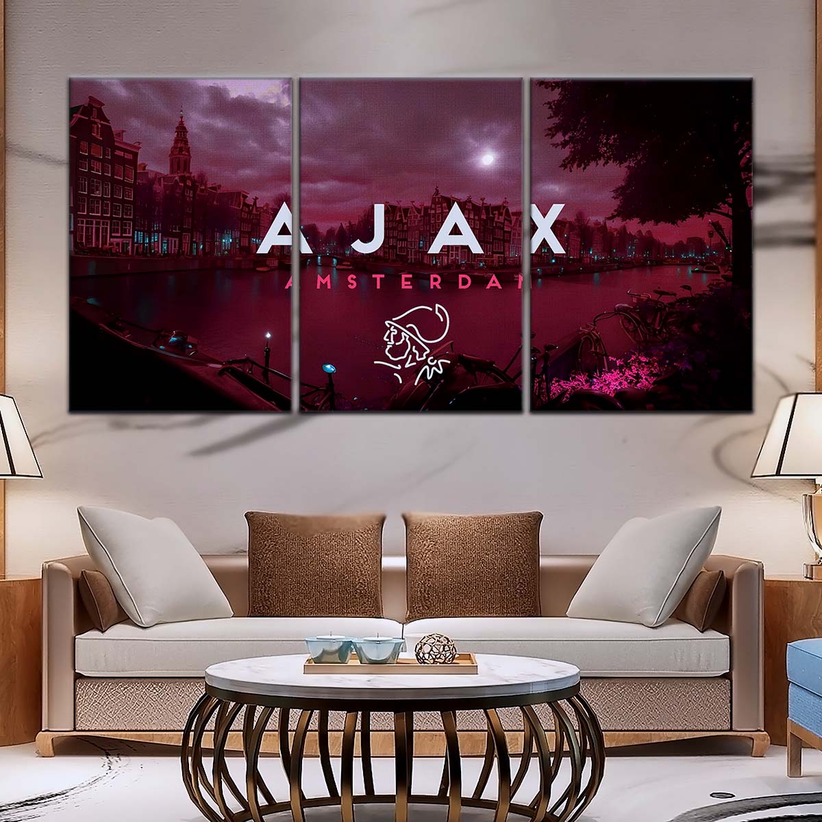 Soccer Wall Art - FB5067 - Ajax Amsterdam - Soccer Poster - Soccer Canvas