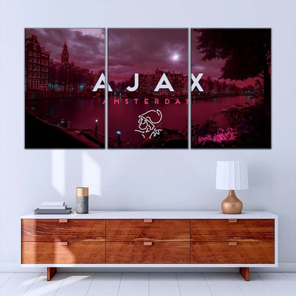 Soccer Wall Art - FB5067 - Ajax Amsterdam - Soccer Poster - Soccer Canvas