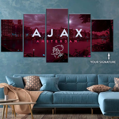 Soccer Wall Art - FB5067 - Ajax Amsterdam - Soccer Poster - Soccer Canvas