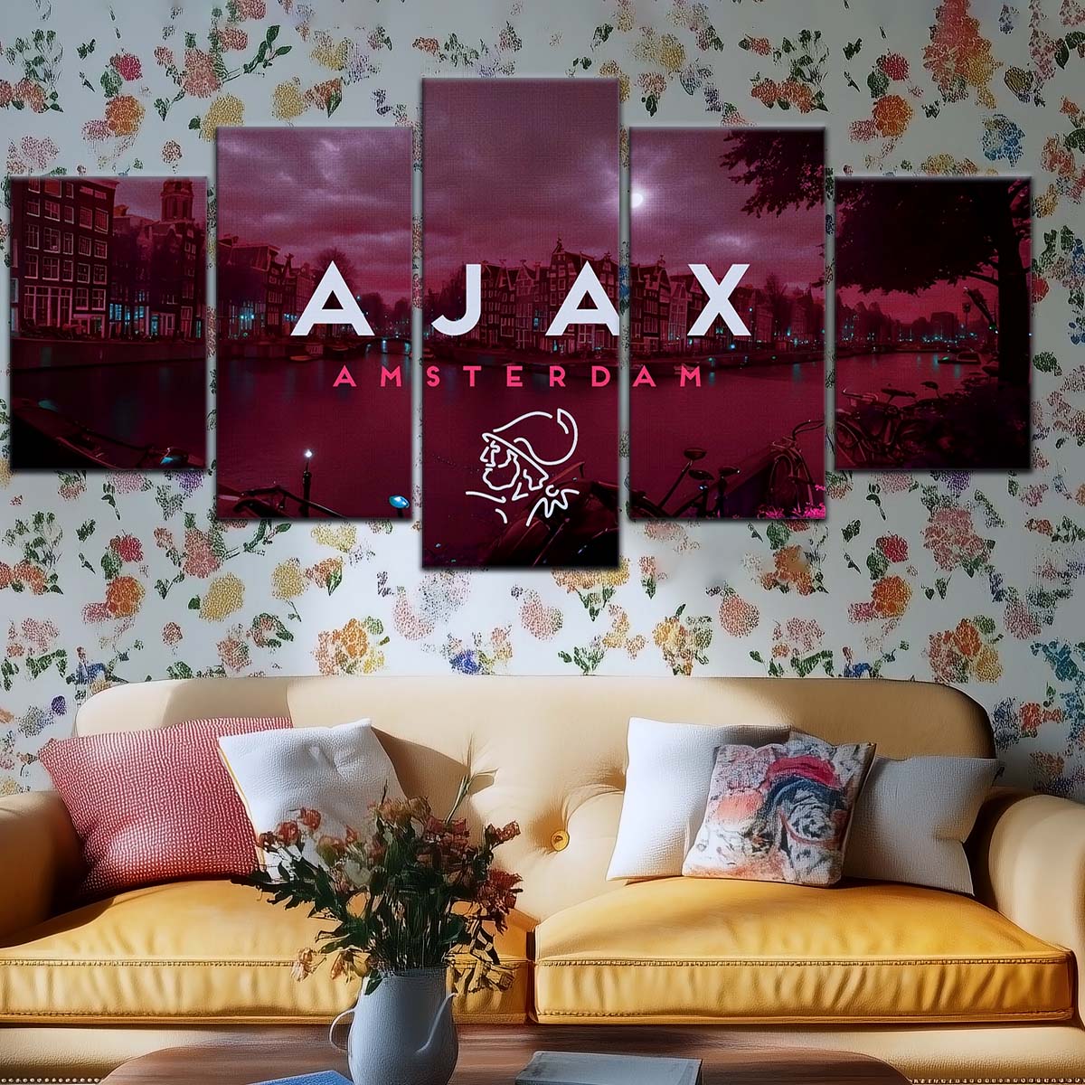 Soccer Wall Art - FB5067 - Ajax Amsterdam - Soccer Poster - Soccer Canvas