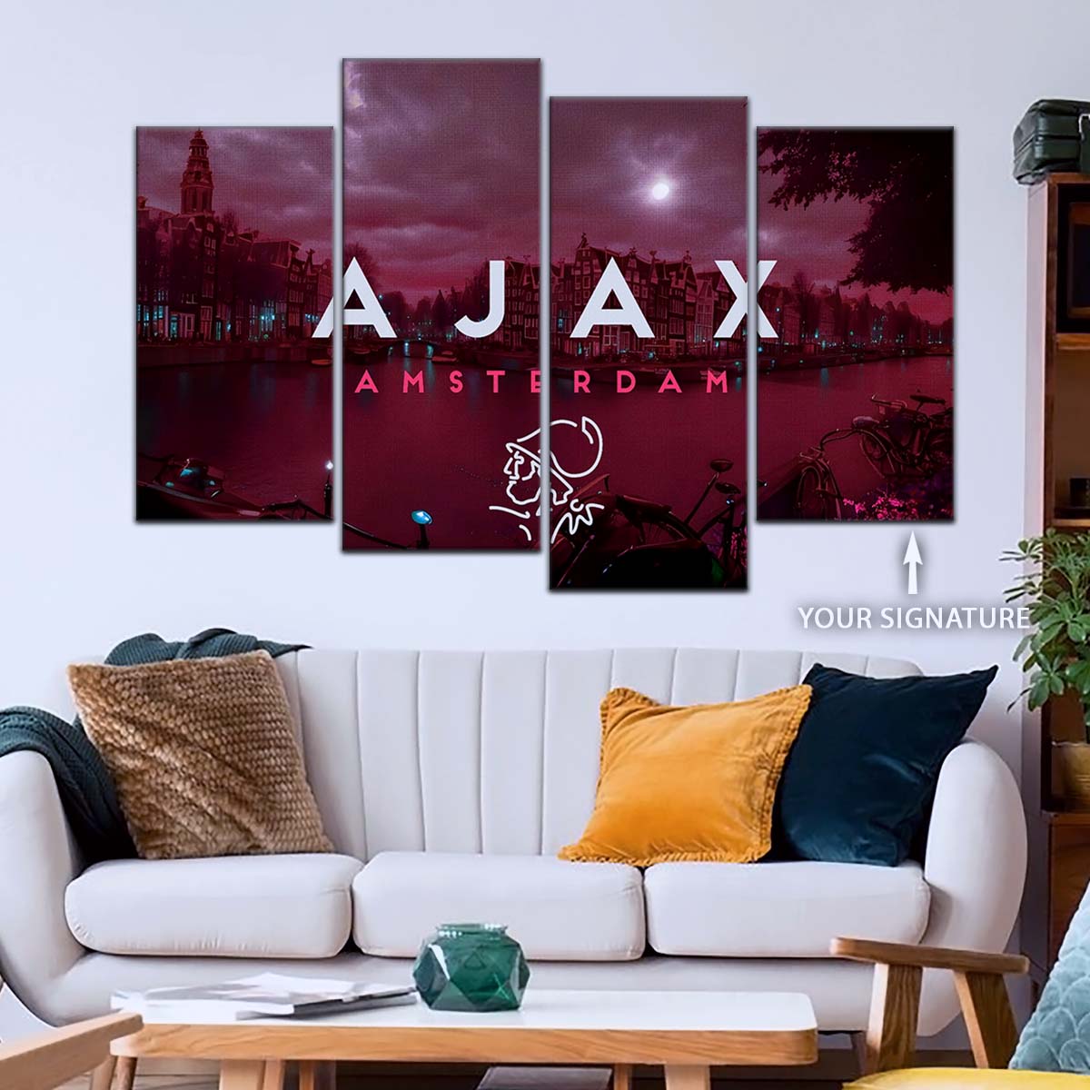 Soccer Wall Art - FB5067 - Ajax Amsterdam - Soccer Poster - Soccer Canvas