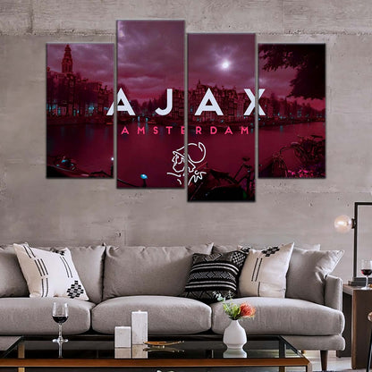 Soccer Wall Art - FB5067 - Ajax Amsterdam - Soccer Poster - Soccer Canvas