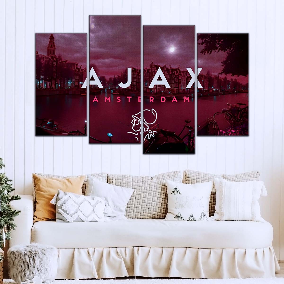 Soccer Wall Art - FB5067 - Ajax Amsterdam - Soccer Poster - Soccer Canvas