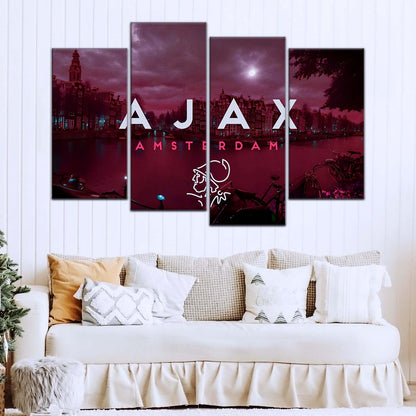 Soccer Wall Art - FB5067 - Ajax Amsterdam - Soccer Poster - Soccer Canvas