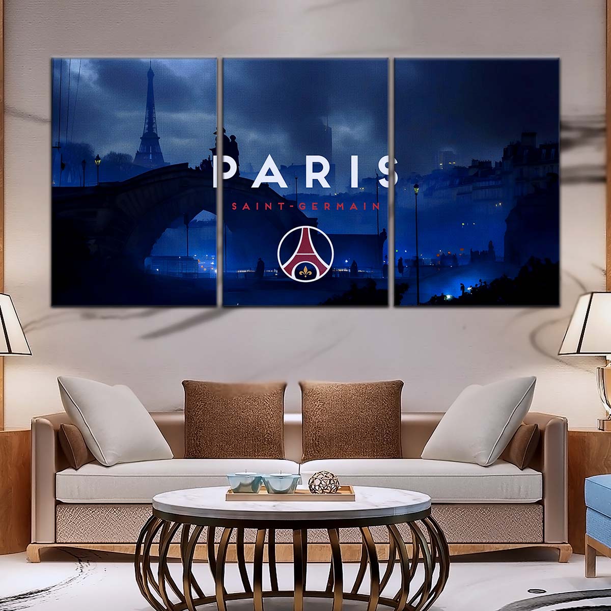 Soccer Wall Art - FB5068 - Paris Saint Germain (PSG) - Soccer Poster - Soccer Canvas