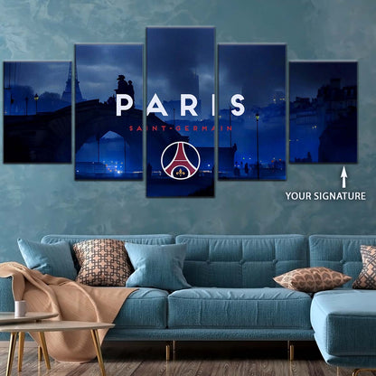 Soccer Wall Art - FB5068 - Paris Saint Germain (PSG) - Soccer Poster - Soccer Canvas