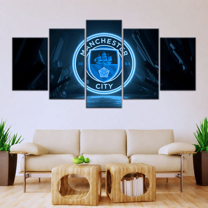 Soccer Canvas Wall Art - FB5049 - Manchester City FC
