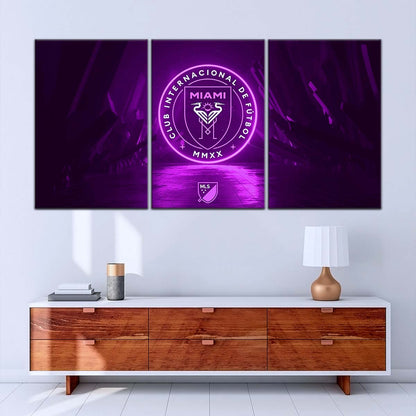 Soccer Wall Art - FB5052 - Inter Miami CF - Soccer Poster - Soccer Canvas