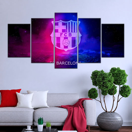 Soccer Canvas Wall Art - FB5057 - Champions League FC Barcelona