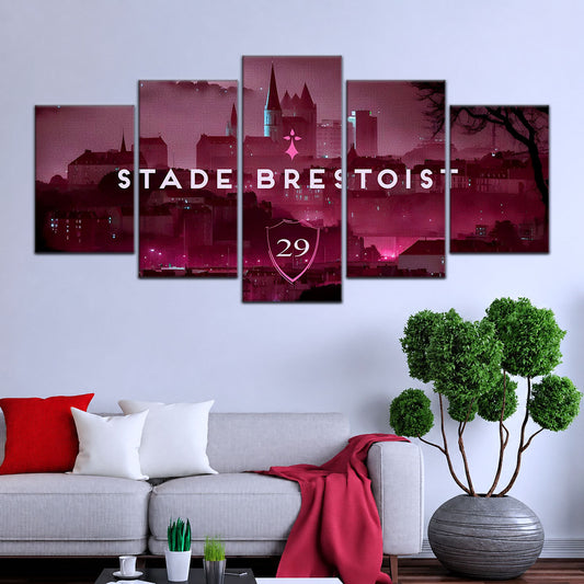 Soccer Canvas Wall Art - FB5064 - Stade Brestoist 29