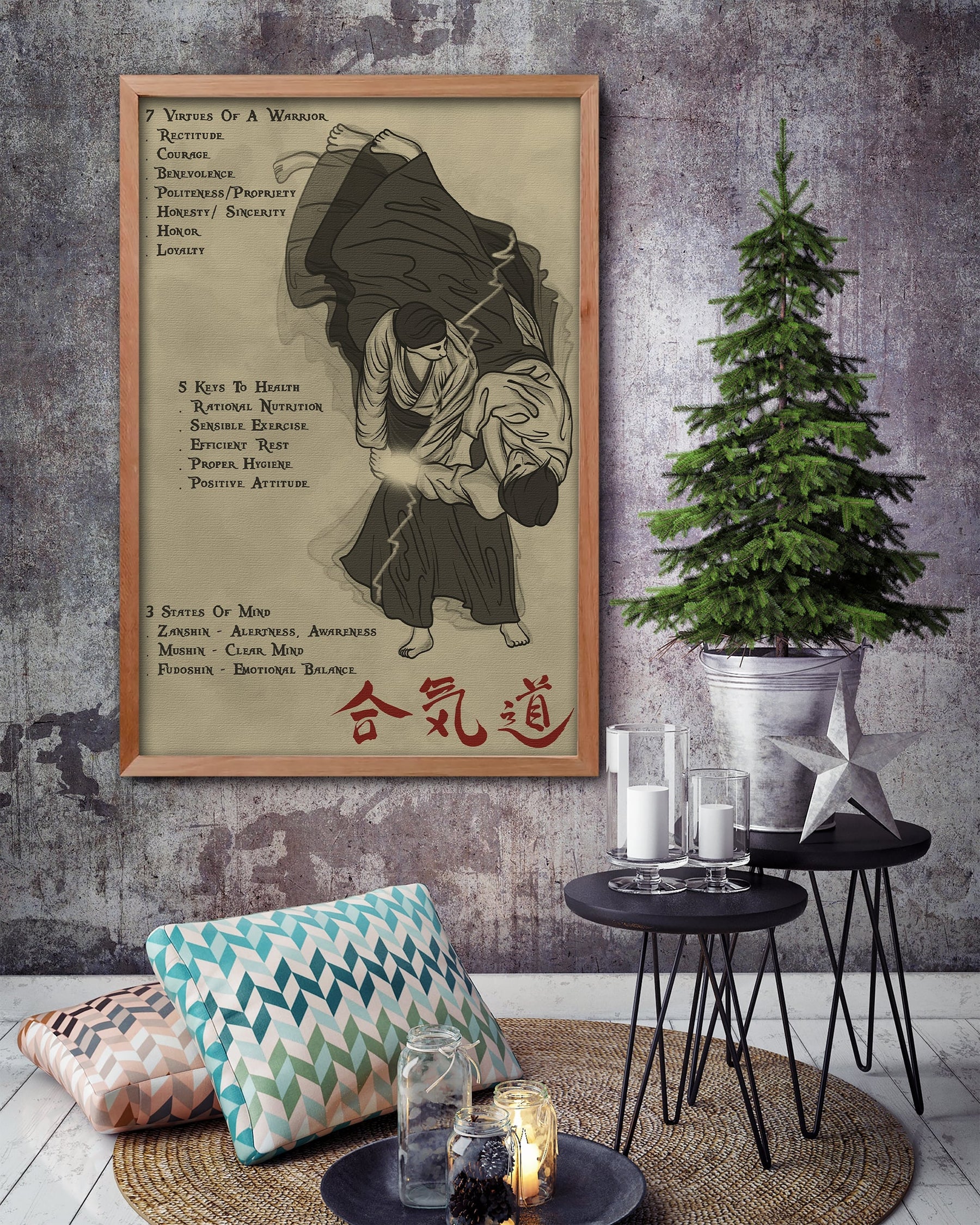 AI021 - 753 CODE - English - Vertical Poster - Vertical Canvas - Aikido Poster