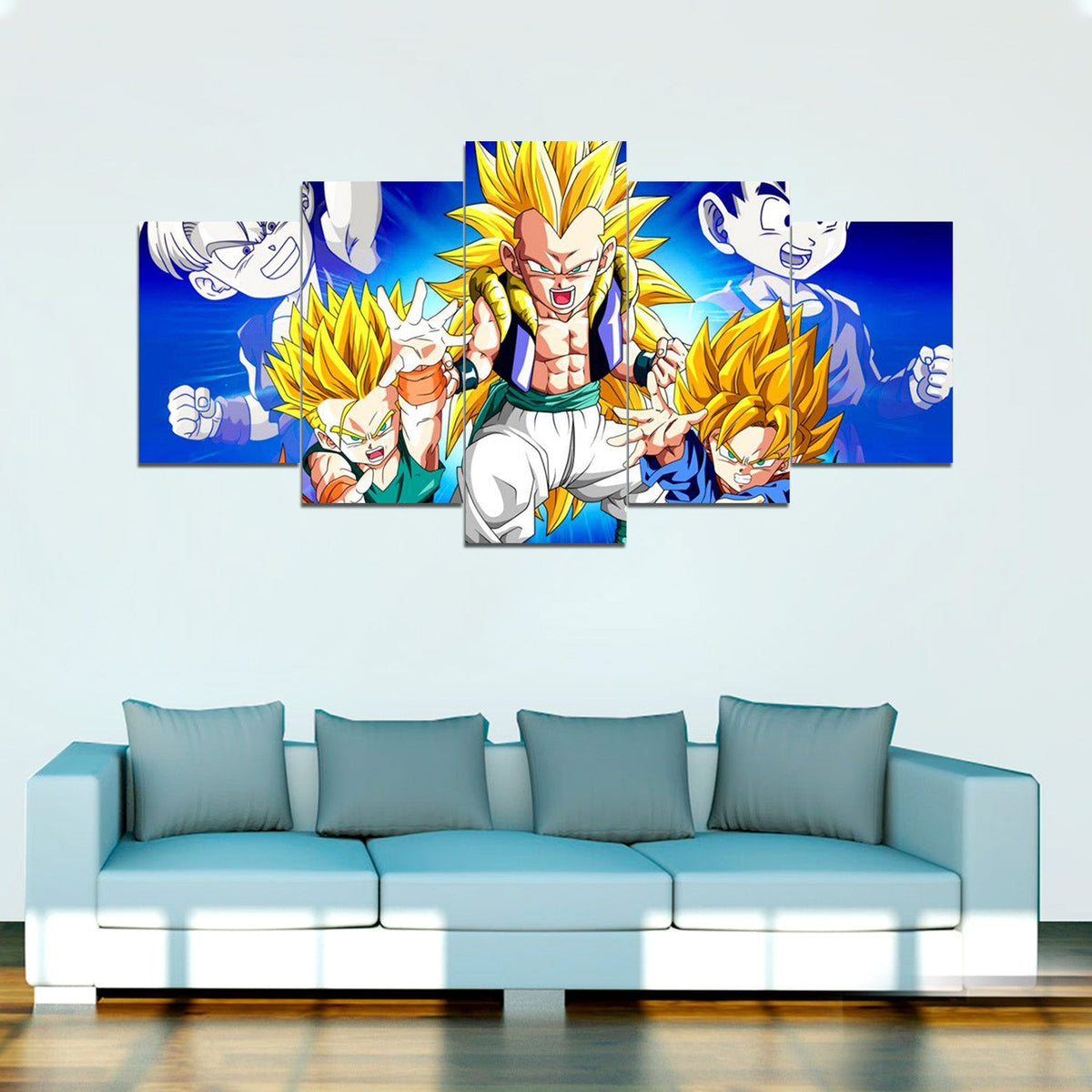 Dragon Ball - 5 Pieces Wall Art - Goten - Trunks - Gotenks - Dragon Ball Poster - Dragon Ball Canvas
