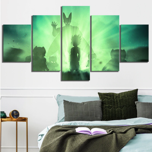 Dragon Ball - 5 Pieces Wall Art - Gohan - Cell - Super Saiyan - Dragon Ball Poster - Dragon Ball Canvas