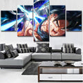 Dragon Ball - 5 Pieces Wall Art - Mastered Ultra Instinct Goku - Dragon Ball Poster - Dragon Ball Canvas