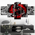 Naruto - 5 Pieces Wall Art - Uchiha Itachi - Printed Wall Pictures Home Decor - Naruto Poster - Naruto Canvas