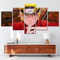 Naruto - 5 Pieces Wall Art - Uzumaki Naruto - Printed Wall Pictures Home Decor - Naruto Poster - Naruto Canvas