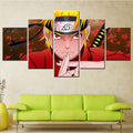 Naruto - 5 Pieces Wall Art - Uzumaki Naruto - Printed Wall Pictures Home Decor - Naruto Poster - Naruto Canvas