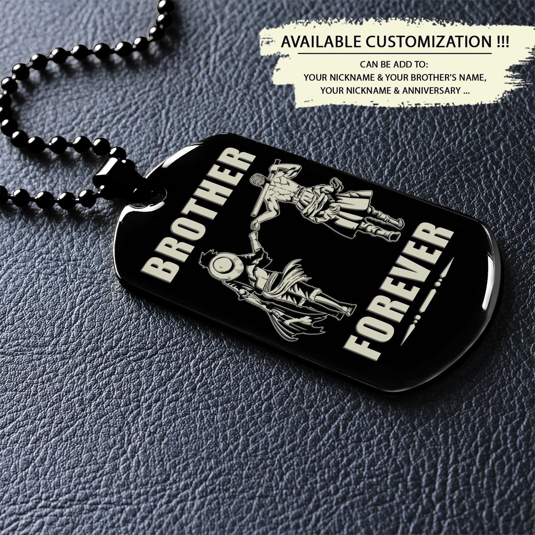 Brother dog hotsell tag necklace
