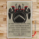 WA005 - IF - Spartan - Vertical Poster - Vertical Canvas - Warrior Poster